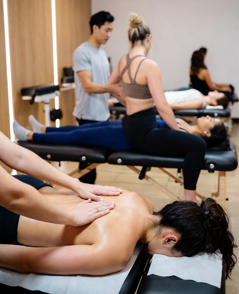 group therapy massage chiropractic injury recovery